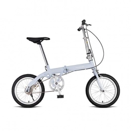 Xiaoping Bicicleta Xiaoping Bicicleta Plegable para Adultos, Hombres jóvenes y Mujeres, Ultraligero, portátil, 16 Pulgadas, Bicicleta pequeña (Color : 2)