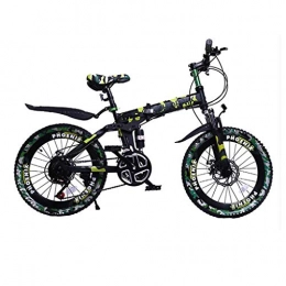 Xiaoping Bicicleta Xiaoping Bicicletas para niños, Bicicletas para niños, Bicicletas de Velocidad para niños de 6 a 15 años, Bicicletas de montaña, Camo Brown (Color : Green, Size : 20 Inches)