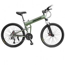 XIXIA Plegables XiXia X Bicicleta de montaña Plegable Cambio de Aluminio para Adultos Off-Road Racing Amortiguadores Frenos de Disco 26 Pulgadas