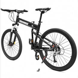 XIXIA Bicicleta XiXia X Bicicleta de montaña Plegable de 26 Pulgadas Bicicleta para Adultos Off-Road Aleacin de Aluminio Amortiguador Bicicleta 30 Velocidad Hombre