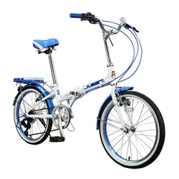 XIXIA Bicicleta XiXia X Bicicleta Plegable Bicicleta de montaña Aleacin de Aluminio V Freno Estudiantes Masculinos y Femeninos Bicicleta 20 Pulgadas 7 Velocidad