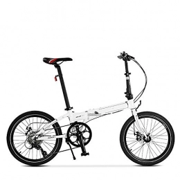 XMIMI Bicicleta XMIMI Bicicleta Plegable Cambio de aleacin de Aluminio Doble Freno de Disco Bicicleta Plegable 20 Pulgadas
