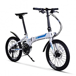 XMIMI Plegables XMIMI Bicicleta Plegable Hombres y Mujeres Adultos Velocidad Variable Bicicleta Plegable de Choque 20 Pulgadas 27 Velocidad