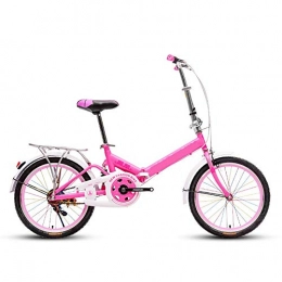 XMIMI Bicicleta XMIMI Bicicleta Plegable para Hombres y Mujeres Adultos Tipo Ultraligero Portátil de una Sola Velocidad Tipo de Rueda pequeña Bicicleta para Adultos Todoterreno 20 Pulgadas