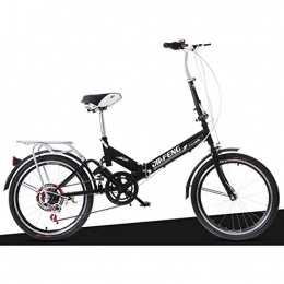 XQ Bicicleta XQ XQ-TT-623 Bicicleta plegable 20 pulgadas 6 velocidades negro