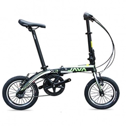 XYDDC Plegables XYDDC Mini Bicicleta Plegable Bicicleta Plegable de aleación de Aluminio de 14 Pulgadas Bicicleta Ultraligera de Doble Freno Java X3