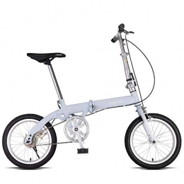 YANGMAN-L Bicicleta YANGMAN-L Las Bicicletas Plegables, de 16 Pulgadas para Adultos Bicicleta Plegable Ultra Ligero portátil de Bicicletas Masculino y Femenino Estudiantes de Bicicletas, Azul