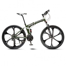 YB&GQ Suspensión Completa Adulto Bicicletas De Montaña con Frenos De Disco,Bicicletas MTB para LOS Hombres Mujeres Intermedio A Avanzado,24in Bicicleta Plegable Bicicleta De Montaña
