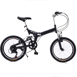 YOUSR Bicicleta YOUSR Bicicleta Plegable De 20 Pulgadas - Bicicleta Plegable para Adultos - Instalación Gratuita Bicicleta Plegable Bicicleta De Montaña Coche Adulto Black