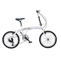 YWSZJ Bicicleta Plegable 20 Pulgadas Amortiguador Coche Niño Niña Adulto Princesa Coche Juvenil, Mini Bicicleta Plegable Ligera