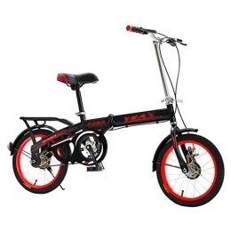 YYSD Bicicleta YYSD Bicicleta Plegable Ligera Mini Bicicleta de Una Sola Velocidad para Estudiantes y Adultos - 20 Pulgadas