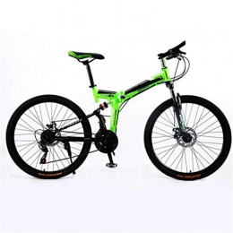 Zhangxiaowei Bicicleta Zhangxiaowei Mens Bicicleta de montaña, la suspensión Delantera, 21 de Velocidad, 26-Pulgadas, Llantas, 17.5-Pulgadas Marco de Aluminio, Verde, 21 Speed