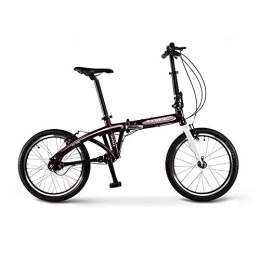 ZYD Bicicleta ZYD Bicicleta de Bicicleta Plegable de una Sola Velocidad, Plata, Naranja vitalidad, púrpura, 20 Pulgadas
