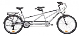 Atala Tándem Atala - Bicicleta Tandem Atala Due gris / azul mate, 21 velocidades, 26 pulgadas