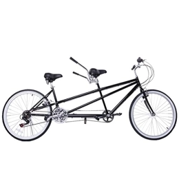 WLL-DP Bicicleta WLL-DP Bicicleta Tándem para Viajes De Ocio, Actividades para Padres E Hijos / Equitación En Pareja, Marco De Vehículo Universal De Acero con Alto Contenido De Carbono, Bicicleta De Velocidad Variable