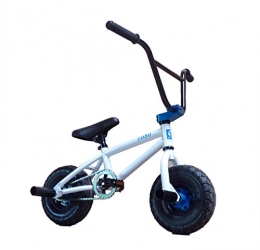 1080 BMX Bike 1080 Limited Edition 10" Wheel Stunt Freestyle Mini BMX Bike White & Blue