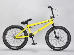 Mafia Bikes BMX Bike 20 inch BMX bike Kush 2 kids and adults Mafiabikes Freestyle Park BMX Bike yellow (KUSH2PURPLE)