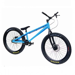 GASLIKE BMX Bike B5R-24 24Inch Bicycle BMX Bike Stunt Bikes, Lightweight Aluminum Alloy Frame And Fork, OWN Wide Angle Swallow Handle with Rubber Grip, SHIMANO MT200 Oil Disc Brake, Blue