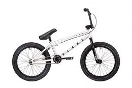 Blank Bikes BMX Bike Blank 2021 Hustla 18 Inch Complete Bike Silver 18.5TT
