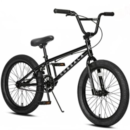 cubsala BMX Bike cubsala 20 Inch Kids Bike Freestyle BMX Bicycle for 6 7 8 9 10 11 12 13 14 Years Old Boys Girls and Beginners, Black