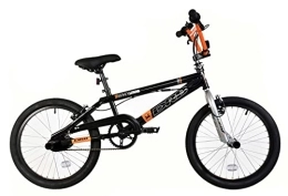 Dallingridge Bike Dallingridge Legend 20" Freestyle BMX Bike w / 360 Gyro - Gloss Black / Orange / Silver