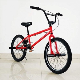 HCMNME BMX Bike HCMNME durable bicycle Adults 20-Inch BMX Bike, Professional Grade Stunt Action BMX Bicycle, Street BMX Bikes, Suitable For Beginner-Level to Advanced Riders Alloy frame with Disc Brakes