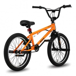 Hiland  Hiland 20'' BMX Freestyle Bike for Boys with 360 Degree Gyro & 4 Pegs, Orange