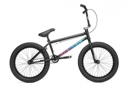 Kink BMX BMX Bike Kink Whip 20" 2020 BMX Freestyle Bike (20.5" - Gloss Black Fade)