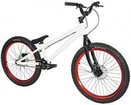 Leifeng Tower Bike Leifeng Tower Lightweight， 24 Inch BMX Jump Bike Race Bike, Aluminum Alloy Frame And Fork, Mechanical Disc Brake Inventory clearance (Color : White, Size : Entry model)