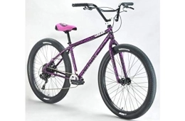 Mafia BMX Bike Mafiabike Bomma 27.5 Inch Purple Splatter Wheelie Bike