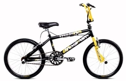 Magnum BMX Freestyle, Unisex Adult Bicycle, Black/Yellow, 20