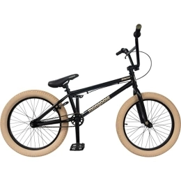 Mongoose BMX Bike Mongoose Brawler 20'' Complete BMX, Black / Gold