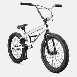 Mongoose BMX Bike Mongoose Legion L20 Freestyle Youth BMX Bike Line for Beginner-Level to Advanced Riders, Steel Frame, 20-Inch Wheels, White