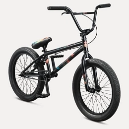 Mongoose BMX Bike Mongoose Legion L40 Freestyle BMX Bike for Beginner-Level to Advanced Riders, Steel Frame, 20-Inch Wheels, Black