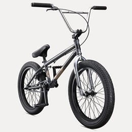 Mongoose BMX Bike Mongoose Legion L60 Freestyle BMX Bike Line for Beginner-Level to Advanced Riders, Steel Frame, 20-Inch Wheels, Grey