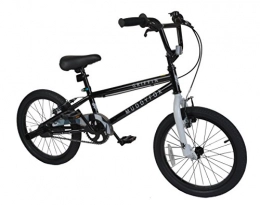 Muddyfox Griffin 18" BMX Bike with Stunt Pegs in Black and White - Boys - Brand New Model - Online Exclusive