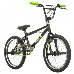 Multibrand Distribution Bike Multibrand, PROBIKE BMX 20, V-BRAKE, 20 inch, 270 mm, Unisex, 360 degree handlebar, single speed (Black)