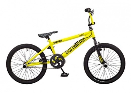 Rooster BMX Bike Rooster. Big Daddy 20" Wheel BMX Freestyler Bike Yellow / Black 360 Giro & Stunt Pegs