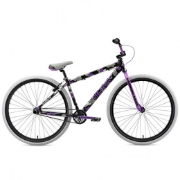 SE BMX Bike SE Bikes 2021 Big Flyer 29 Inch Complete Bike Purple Camo