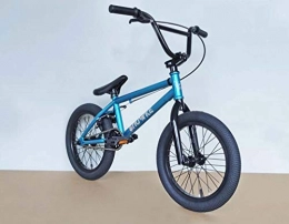 SWORDlimit BMX Bike SWORDlimit 16 Inch BMX Bikes Bicycle for Boys Kids, High-Strength Carbon Steel Frame, Key Crank, 25T Crankset with U-Brake And Lightweight Aluminum Alloy Brake Lever, brightblue