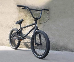 SWORDlimit Bike SWORDlimit 20" BMX Bike Freestyle for Beginner To Advanced Riders, High-Strength Chrome-Molybdenum Steel Frame, 25X9t BMX Gear Transmission with U-Shaped Rear Brakes(Black)