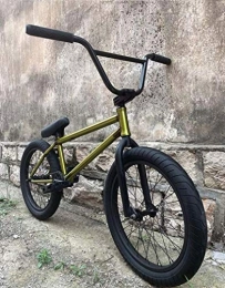 SWORDlimit Bike SWORDlimit 20 Inch Freestyle BMX Bike, High-Strength Steel Frame, Single-Speed Drivetrain, Nylon Pedals, 20 X 2.3 Tires Mounted on Double Rims