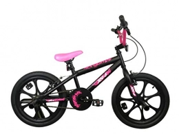 XN Bike XN-6-18 Kids Freestyle BMX Bike 18" MAG Wheel Single Speed Girls Bicycle (Black / Pink