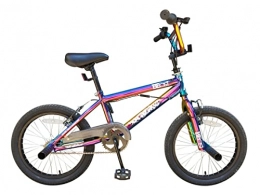 XN Bike XN Beast 18" Kids Freestyle BMX Bike, 360 Gyro System - Anodised Jet Fuel