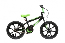 XN BMX Bike XN Children's 5 Kids Bike, Black / Green, 18" Wheel