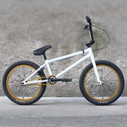 YOUSR BMX Bike YOUSR 20 Inch BMX Bikes Bicycle for Men, High-Strength Carbon Steel Frame, 3-Section 8-Key Crank with U-Brake and 3D Forged Aluminum Alloy Top Cover
