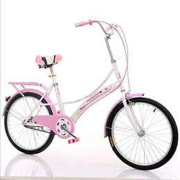 CHHD Comfort Bike 22" New Model Women City Bike For Girl Bikes With Basket Lady Bicycle, City Bicycle Adult Bicycle Female Model Bicycle