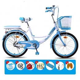 24 26 Inch Lady Bike City Bike City Ladies Bike/City Bike/City Cruiser Bike For Women, Casual Commuter Lady Princess Light Retro Bicycle