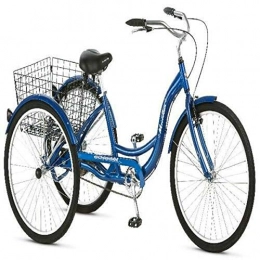 24 Aluminum Alloy Pedal Variable Speed Single-Speed Tricycle 6-Speed 7-Speed Human Tricycle Export Export 3 Wheel Bicycle Adult Elderly Disabled Smooth Riding Fun