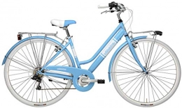 Adriatica Comfort Bike 28Inch Women's City Bicycle 6Gears Adriatica Panarea Lady, blue